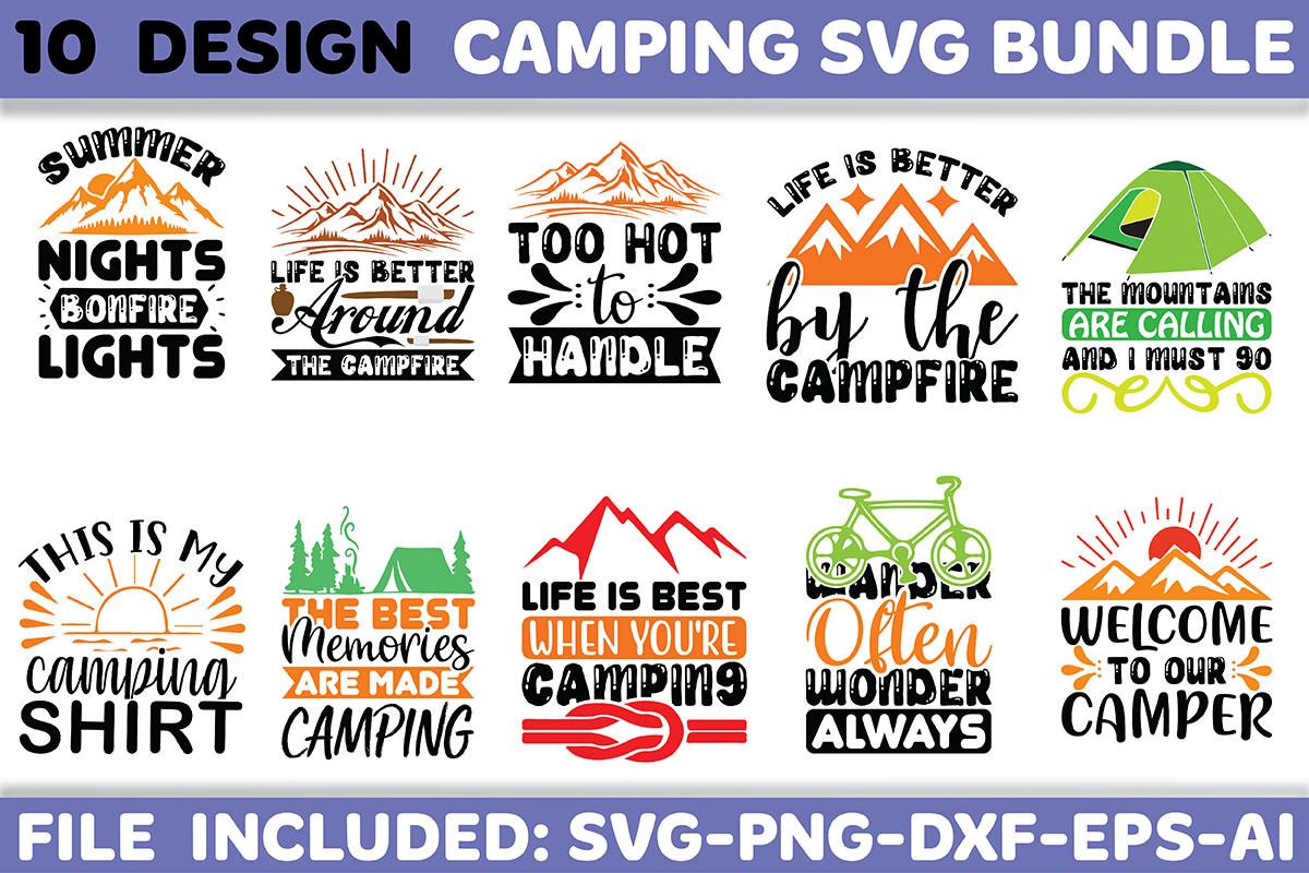 Camping Svg Design Bundle