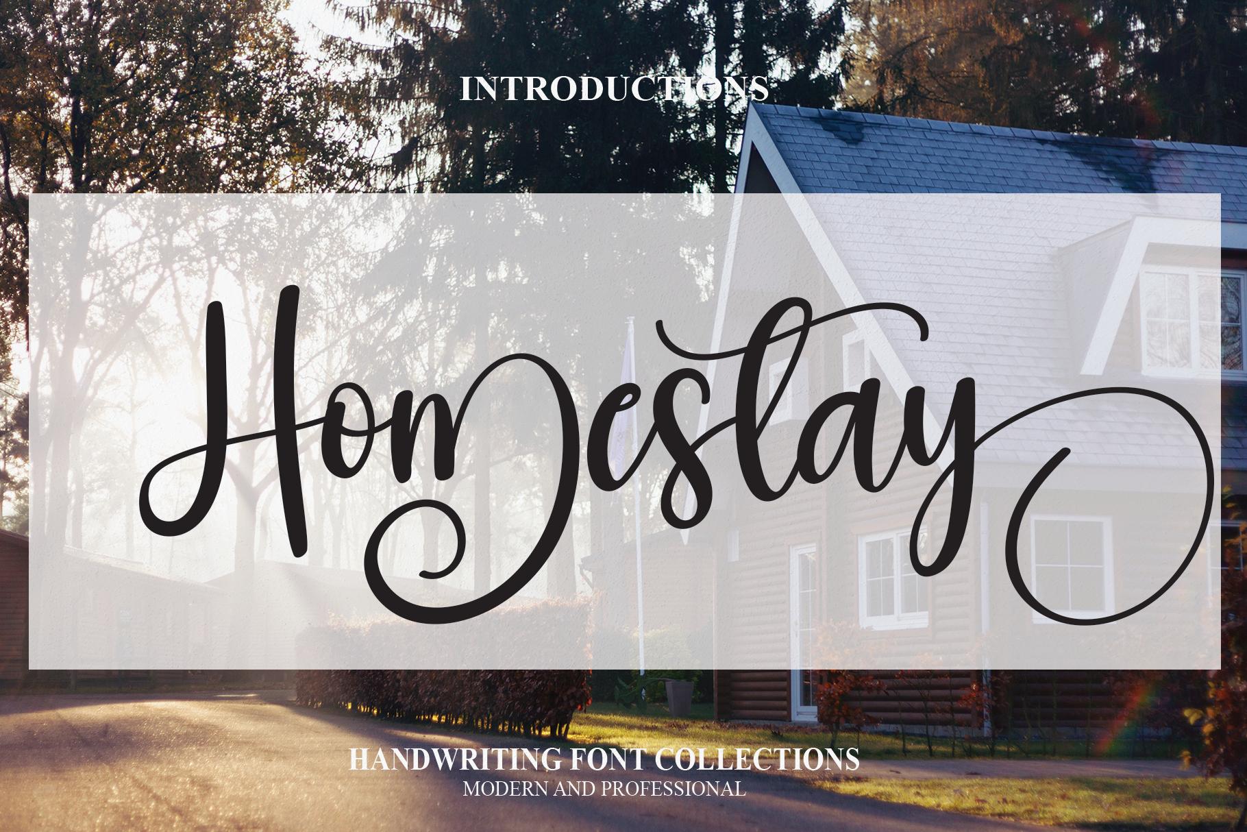 Homestay Font