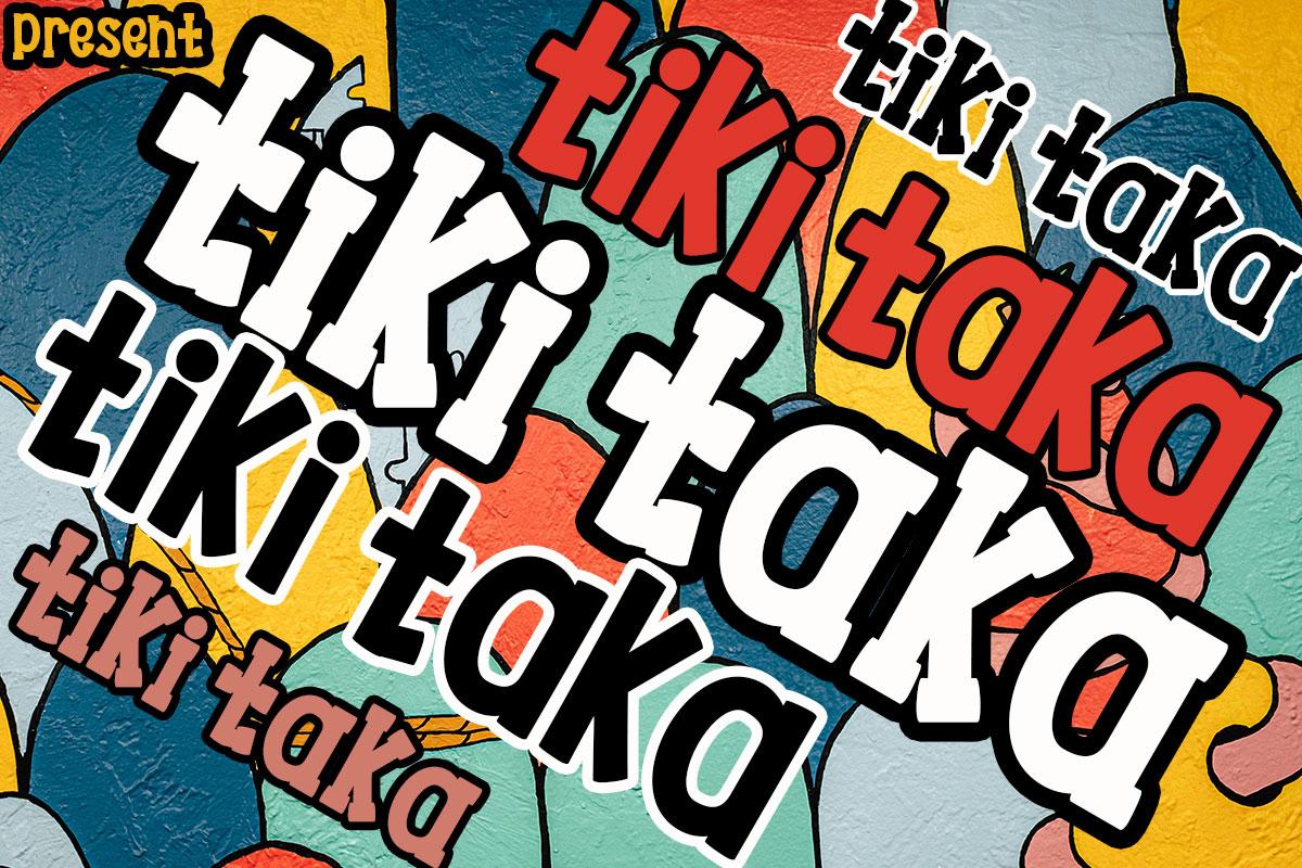 Tiki Taka Duo Font