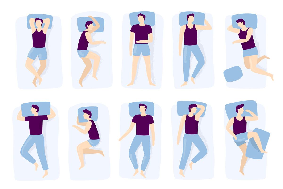 Man Sleeping Poses