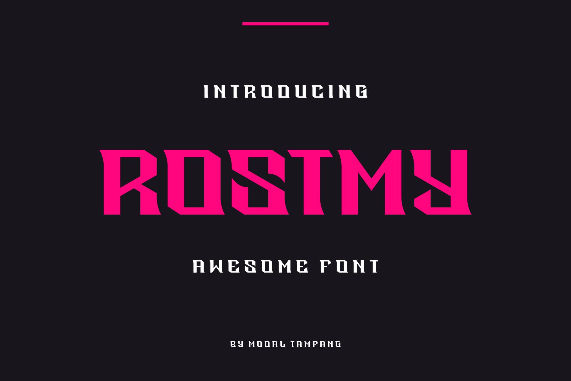 Rostmy Font