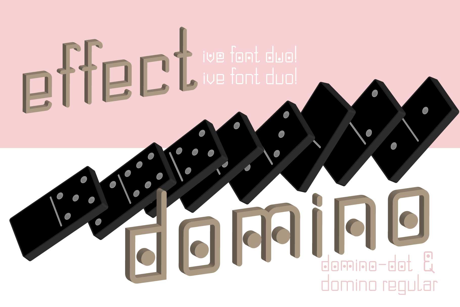 Domino Dot Duo Font