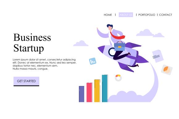Landing Page Business Startup