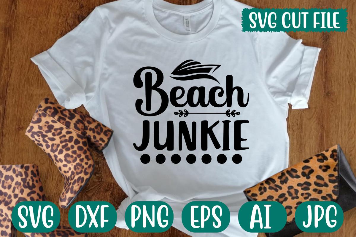 Beach Junkie Svg Cut File