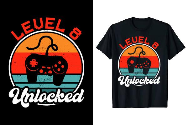 Retro Vintage Game T-Shirt Design
