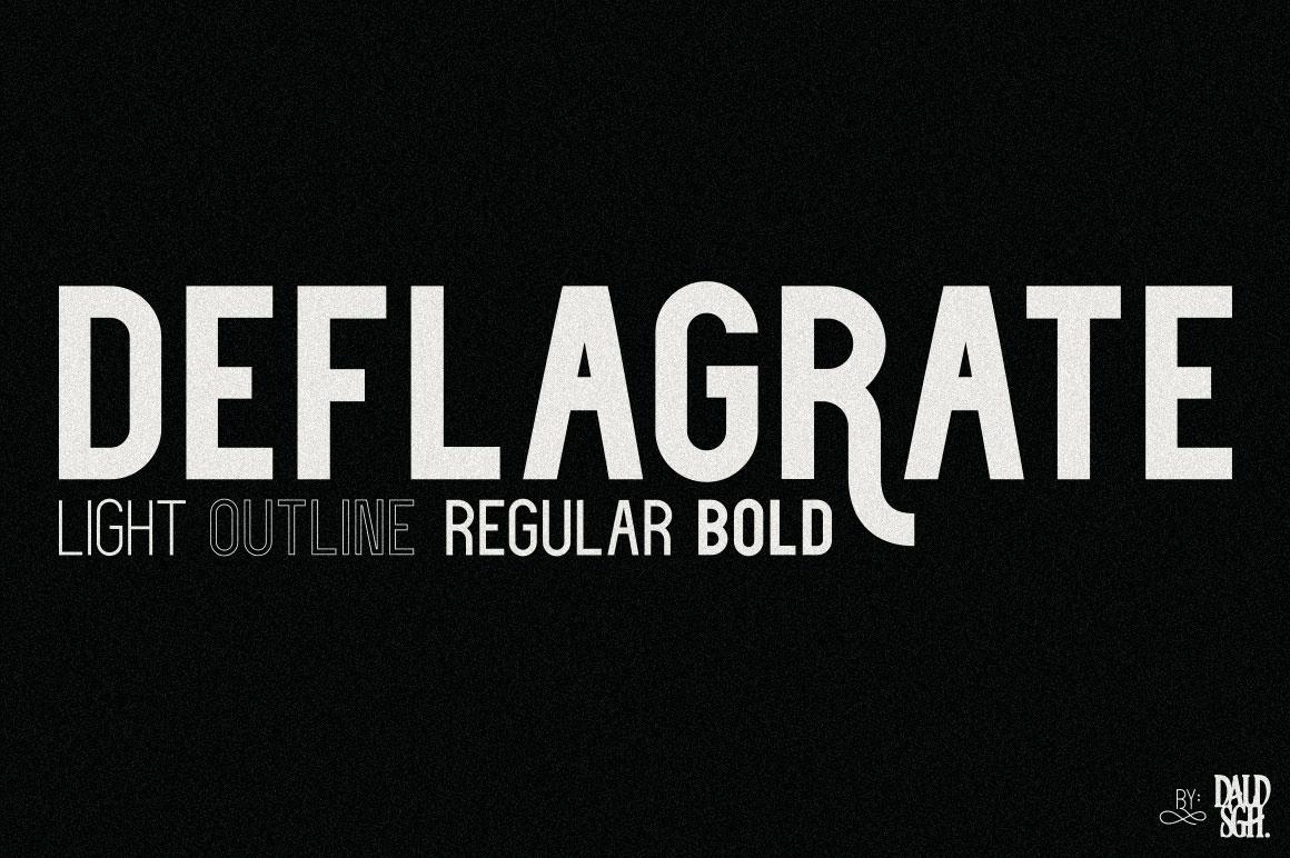 Deflagrate Font