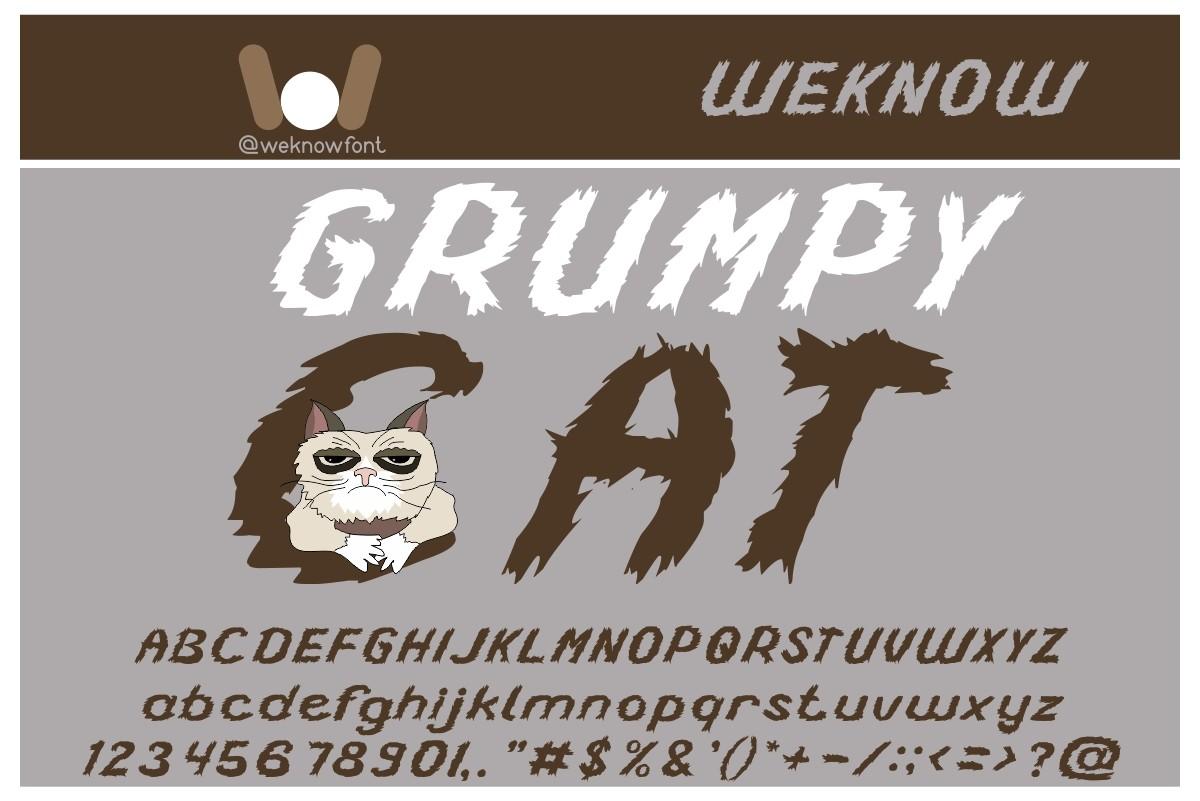 Grumpy Cat Font