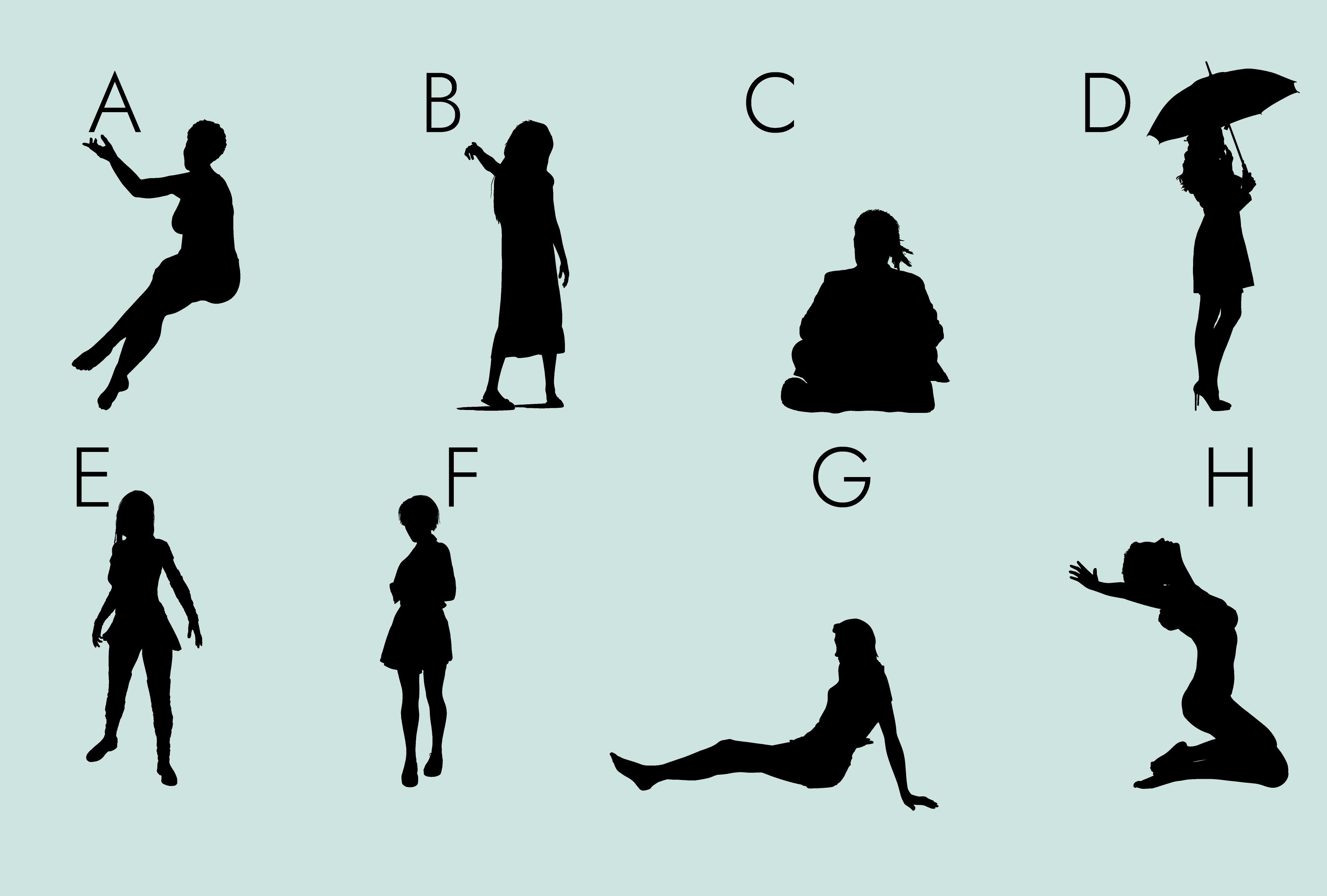 People Silhouettes 2.0 Font