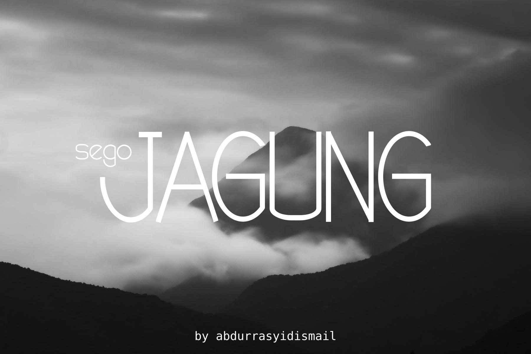Sego Jagung Font