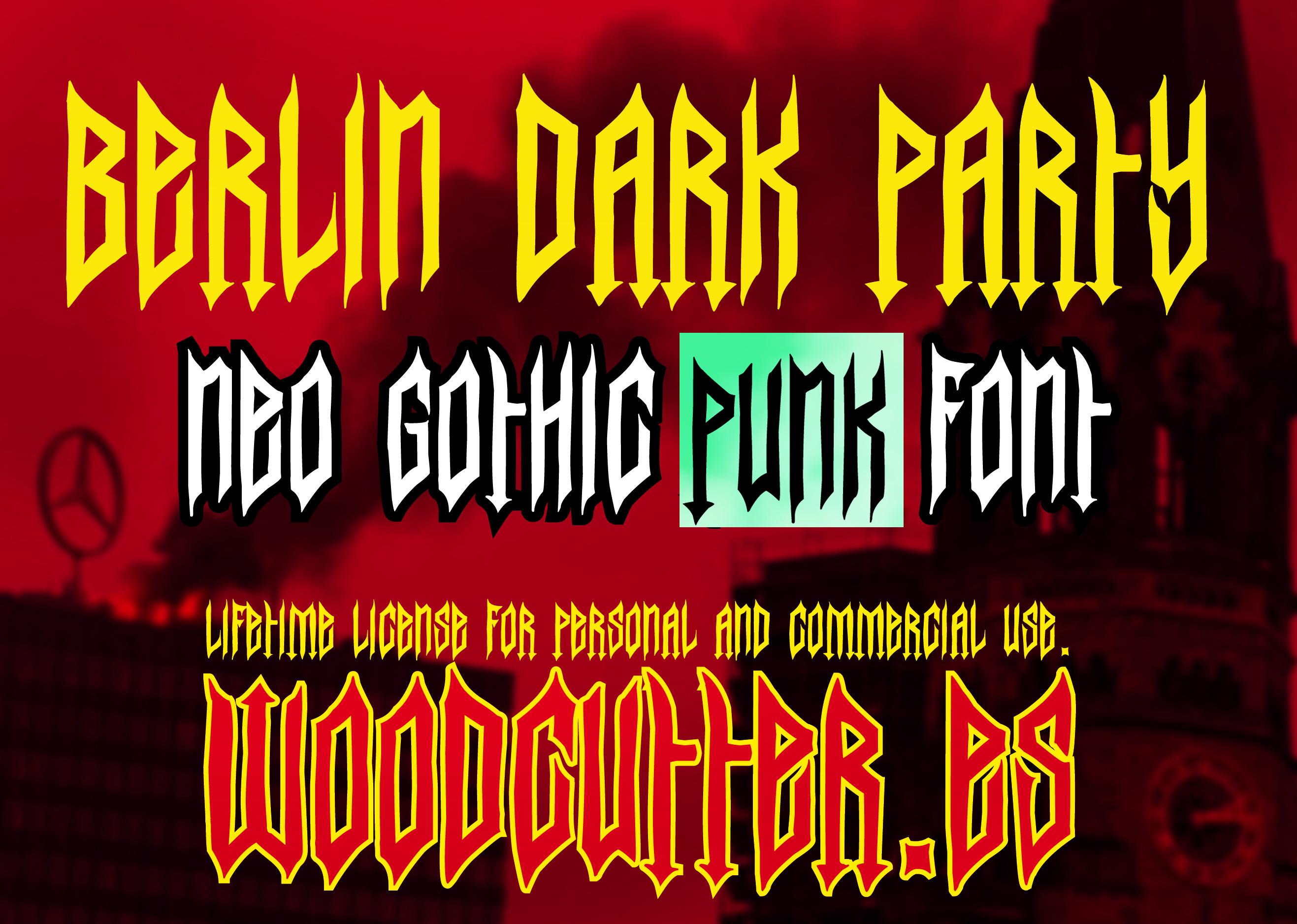 Berlin Dark Party Font