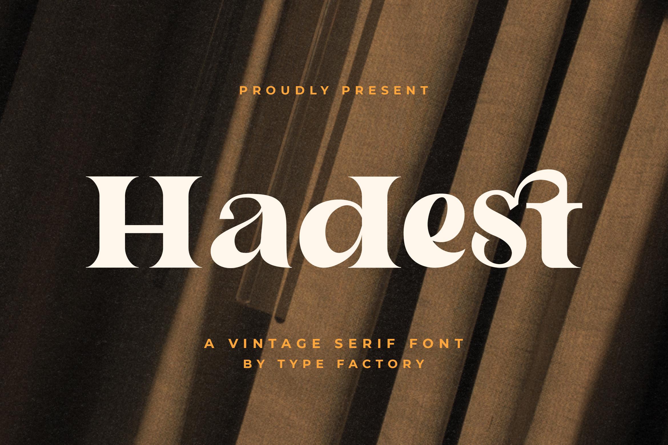 Hadest Font
