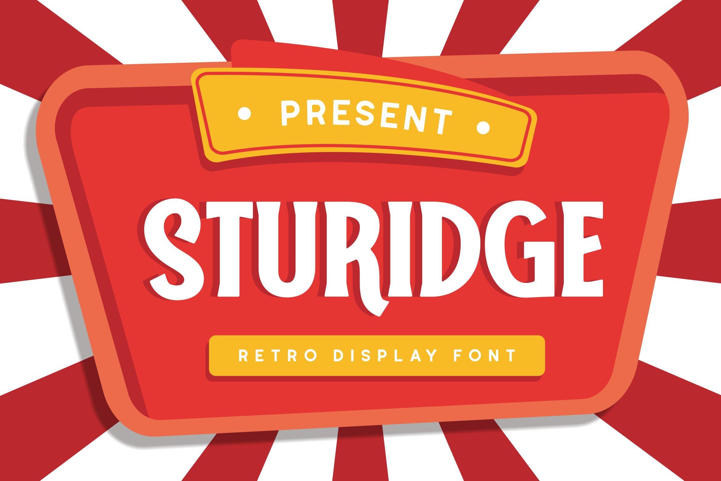 Sturidge Font