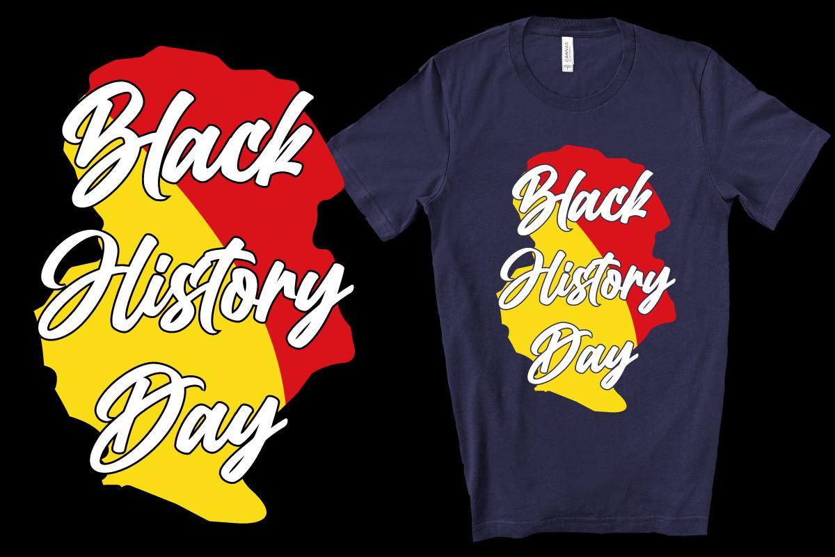 Black History T-Shirt Design