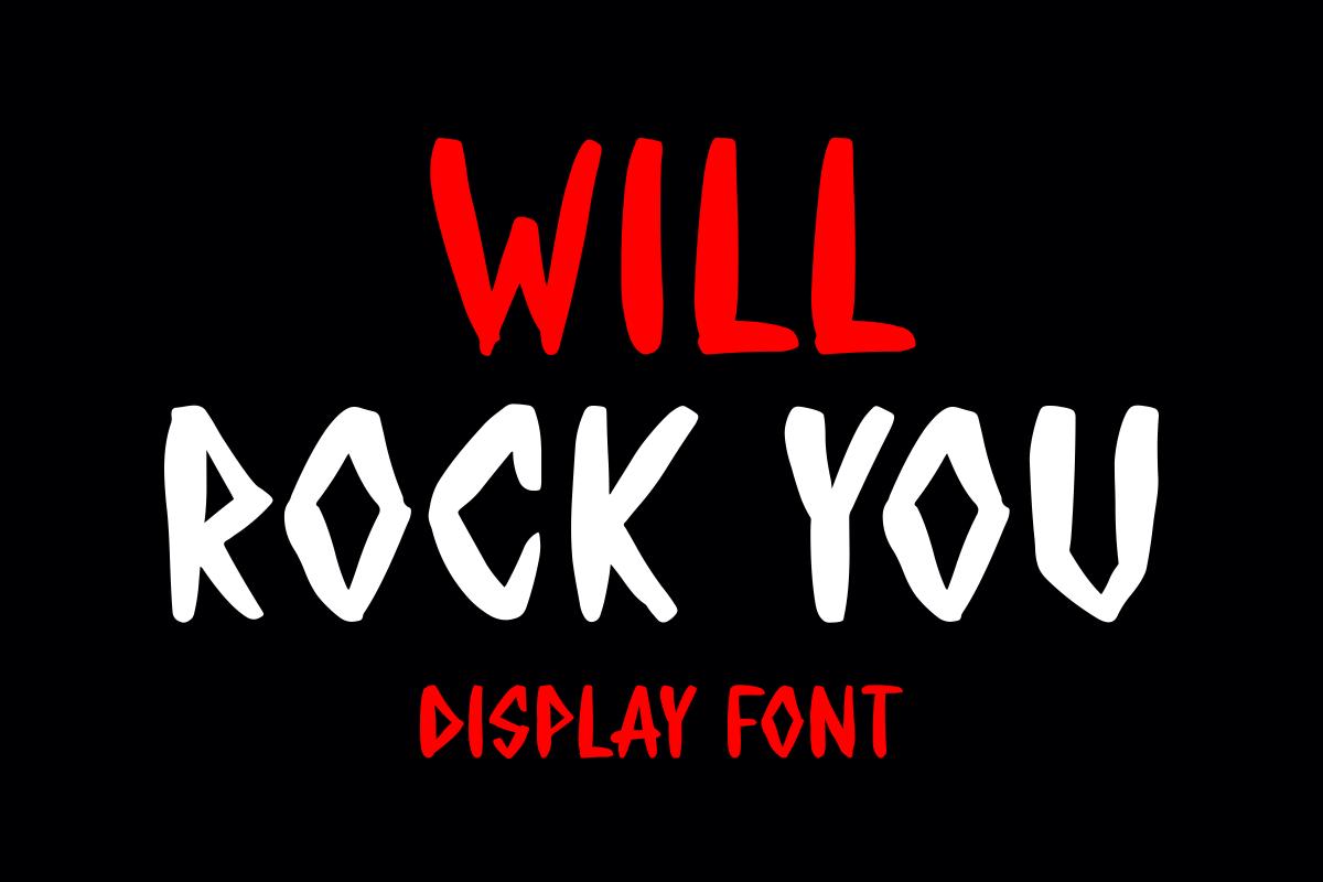 Will Rock You Font