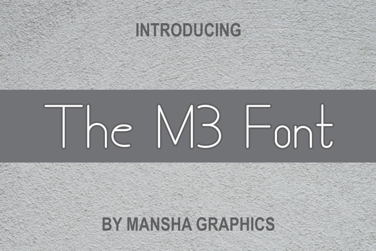The M3 Font