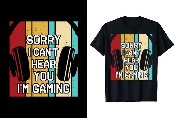 Retro Vintage Game T-Shirt Design