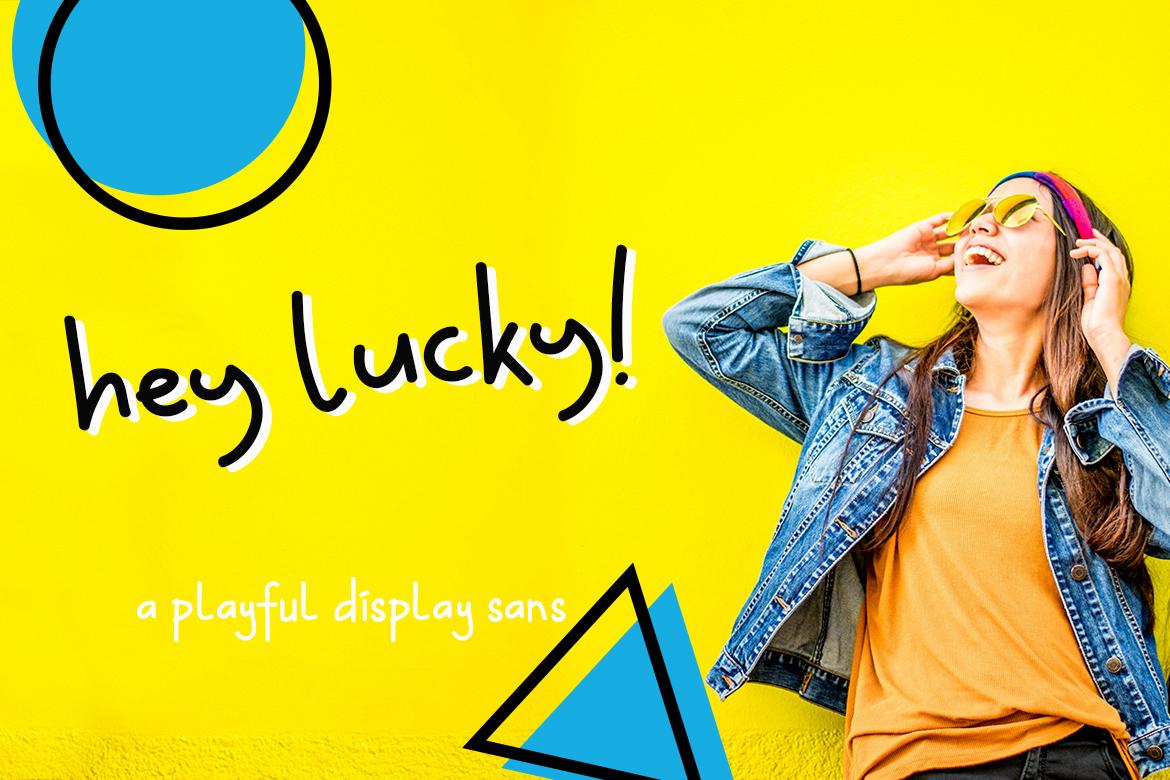 Hey Lucky! Font