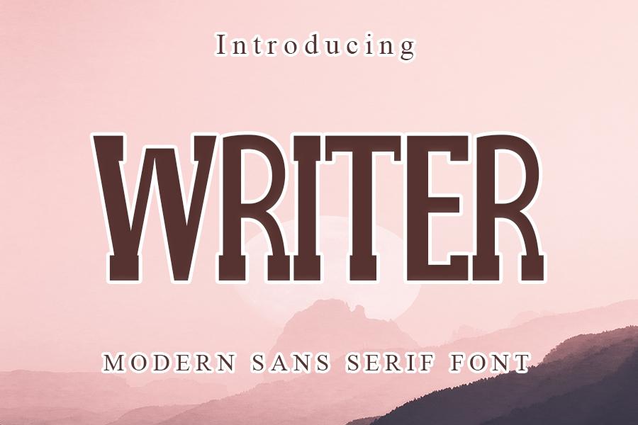 Writer Font