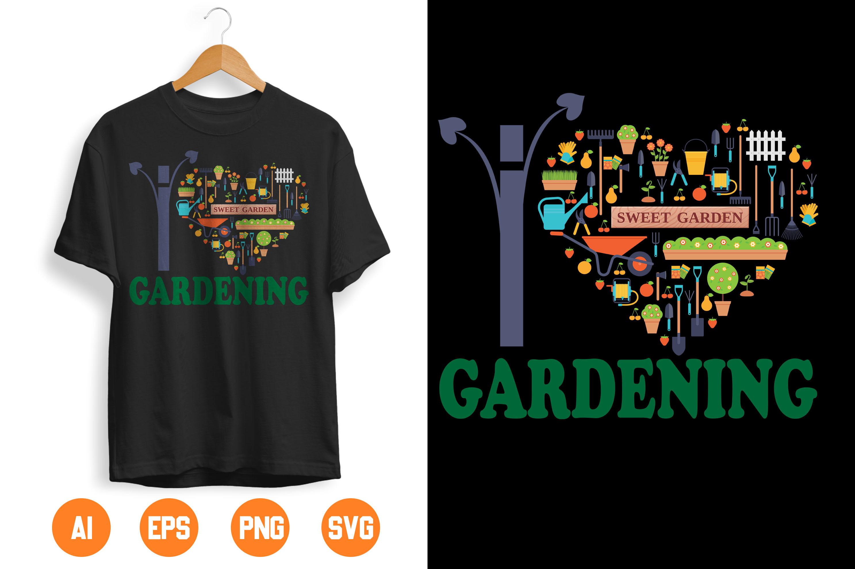 Gardening T-shirt Design 4