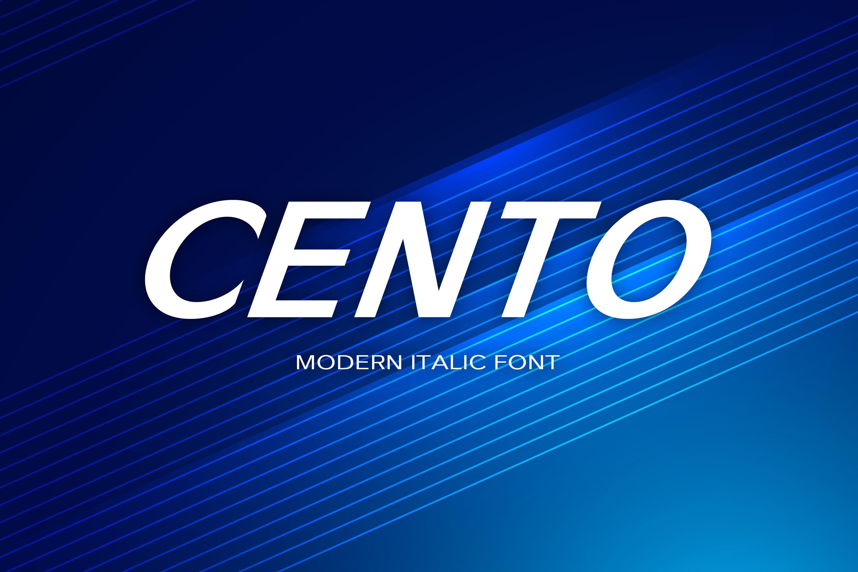 Cento Font