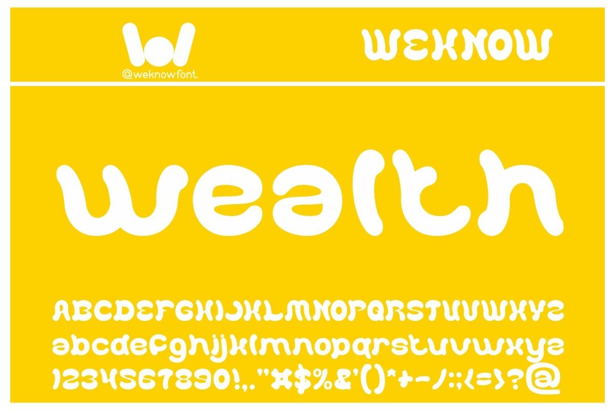 Wealth Font
