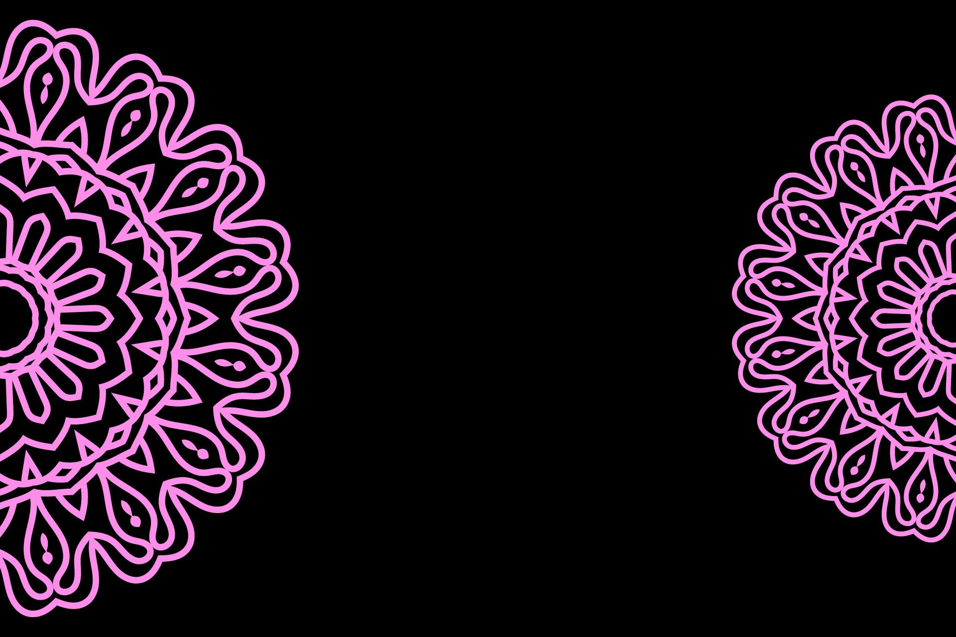 Floral Mandala Beauty Background