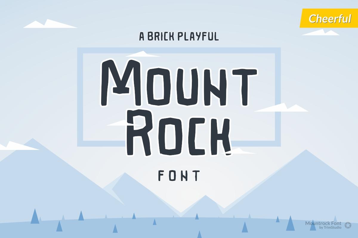 Mountrock Font