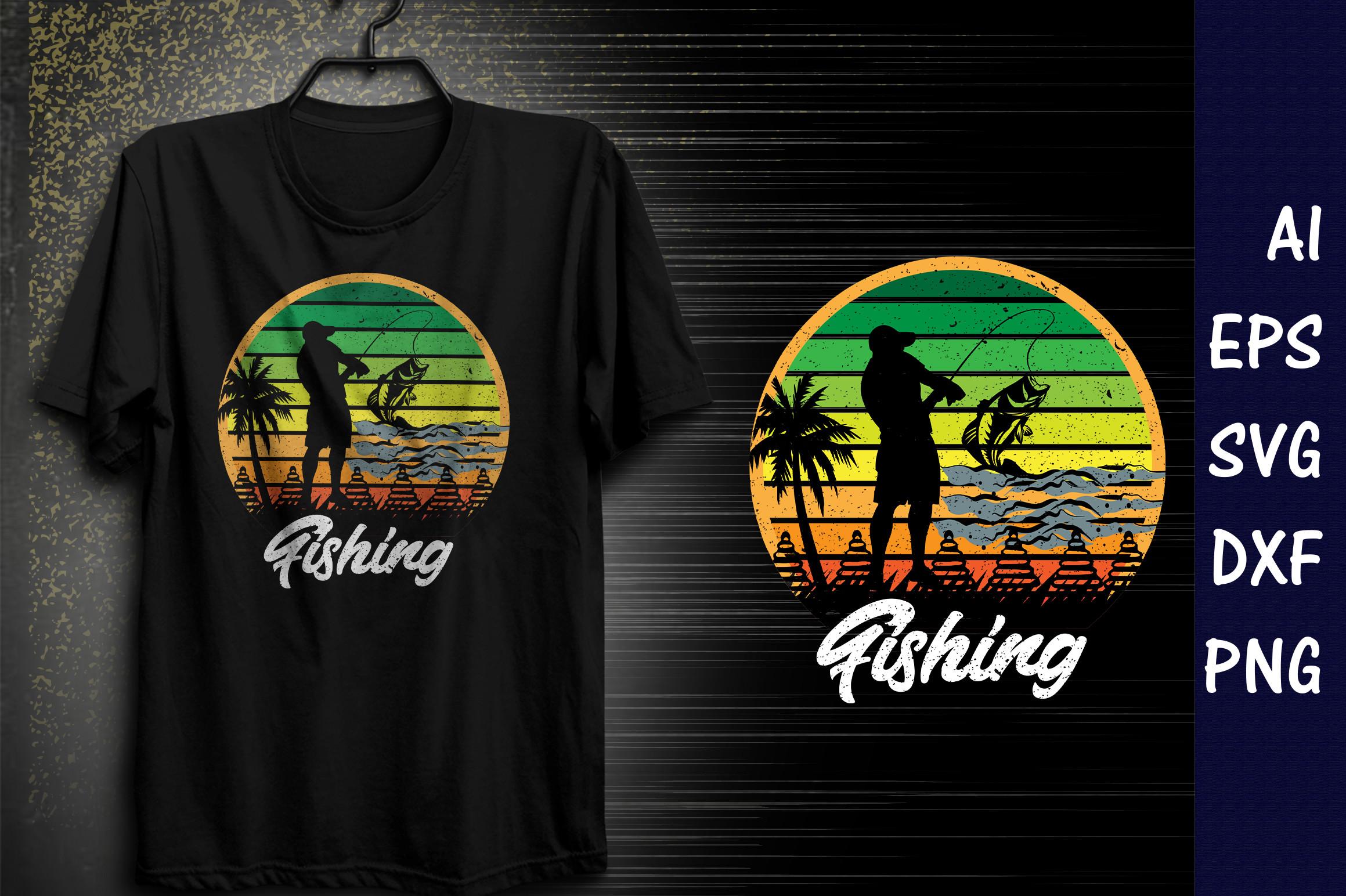 Fishing T-Shirt Design
