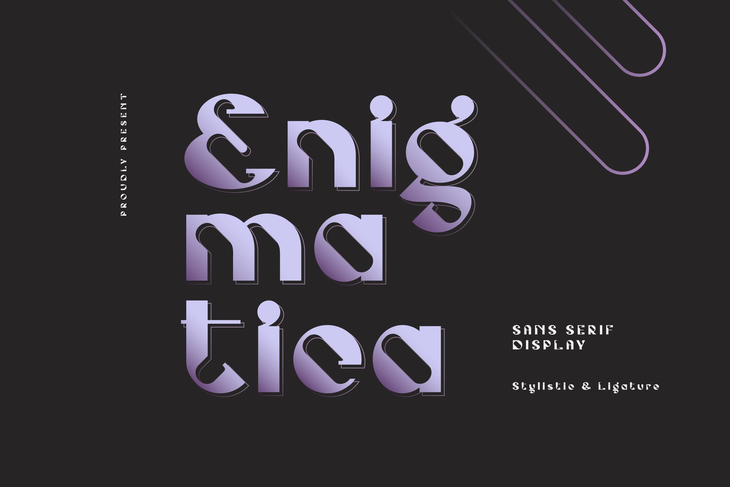 Enigmatica Font