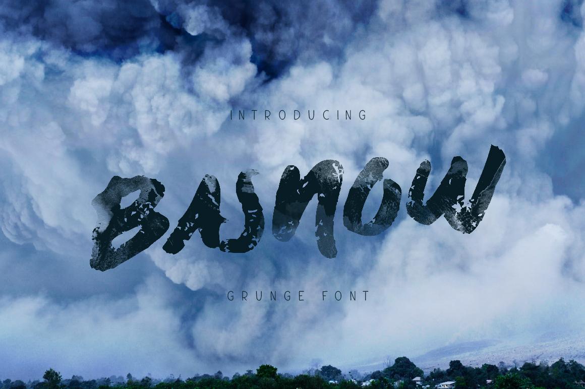 Basnow Grunge Font