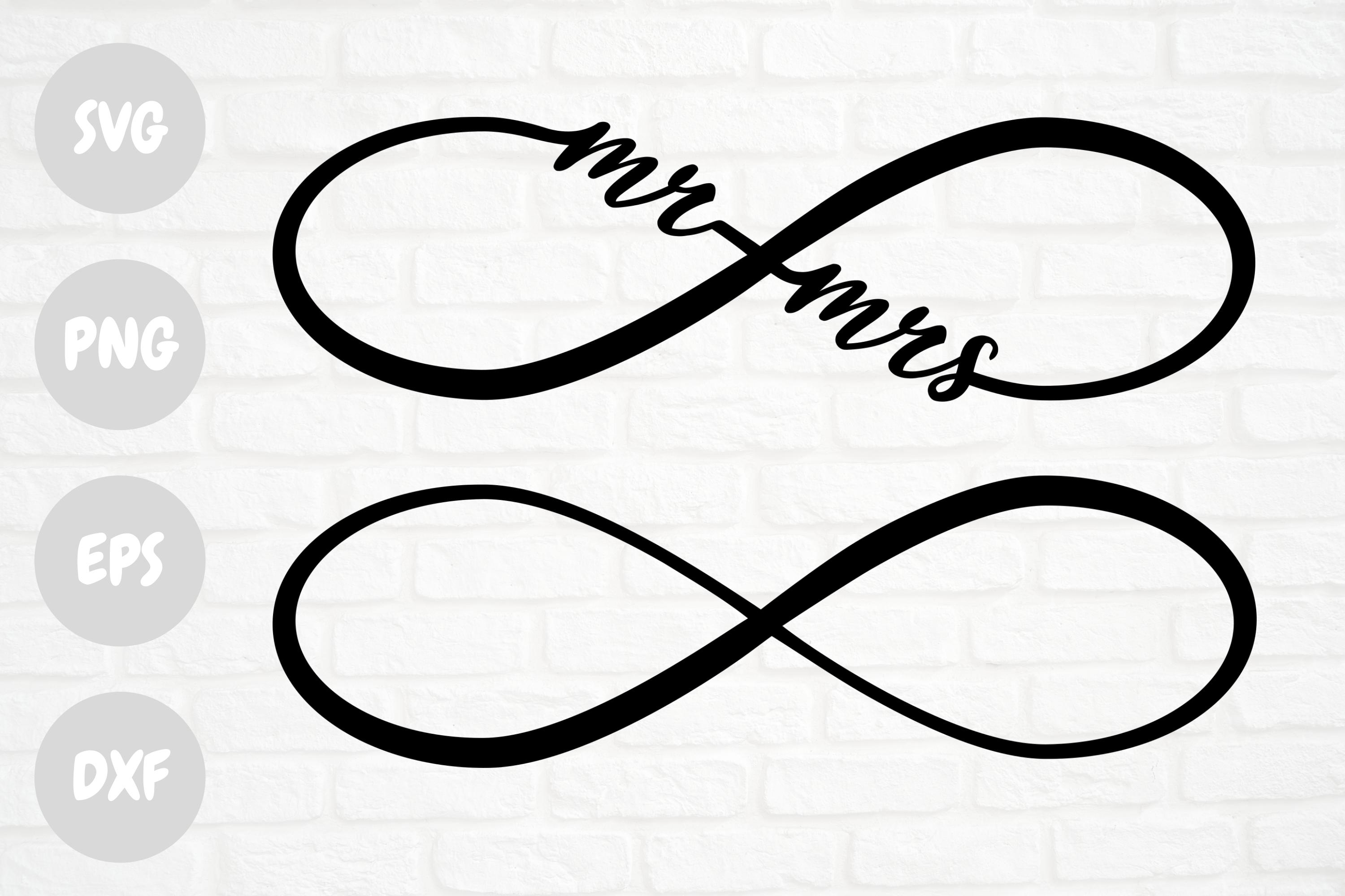 Mr & Mrs Cake Topper