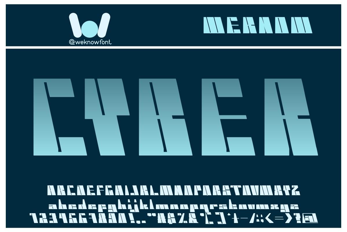 Cyber Font