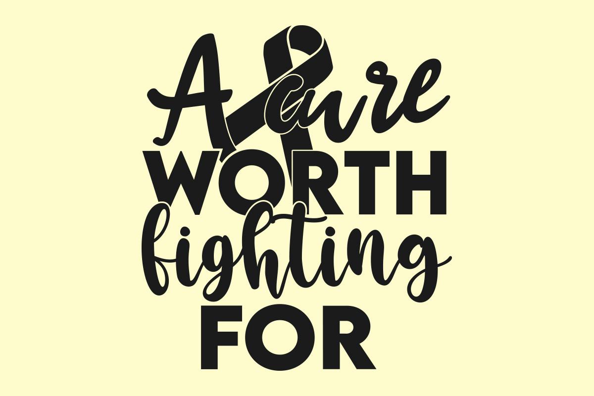 Cancer Awareness SVG T Shirt Design