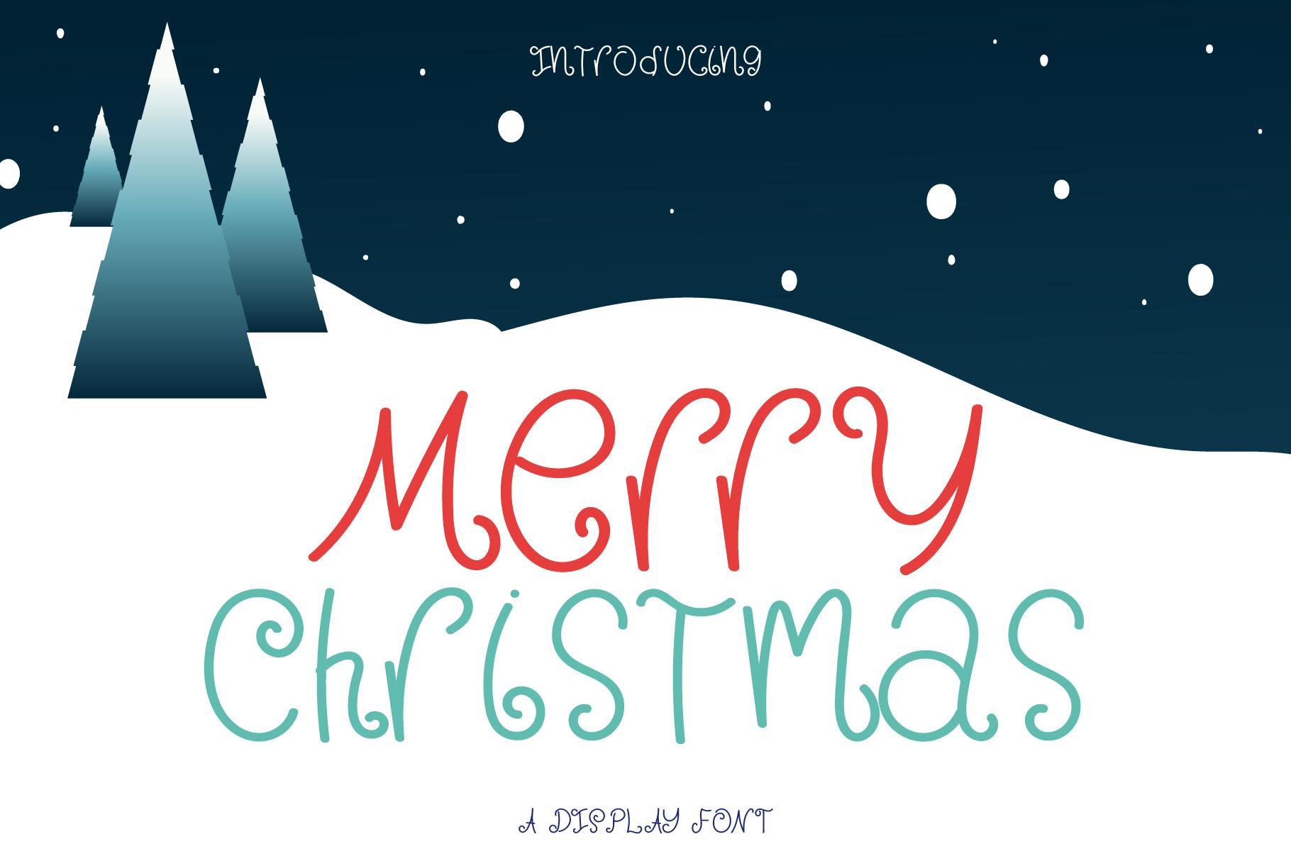 Merry Christmas Font