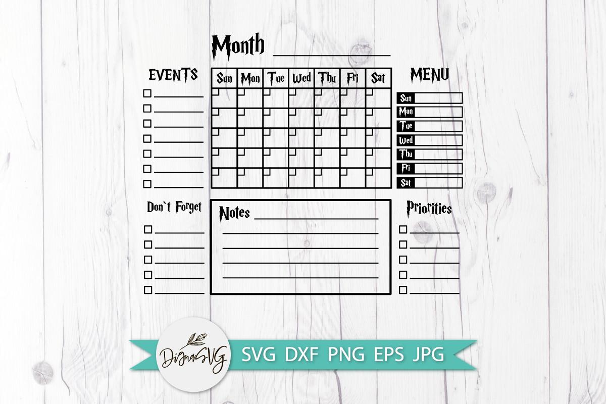 Free Blank Calendar