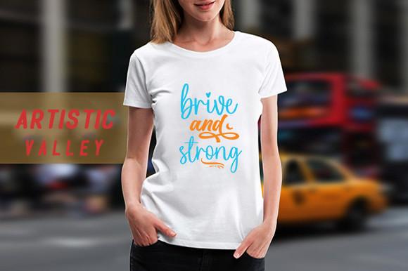 Woman's Day SVG Design, Brive and Strong