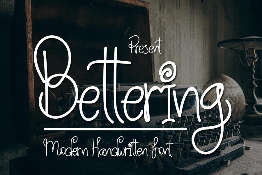 Bettering Font