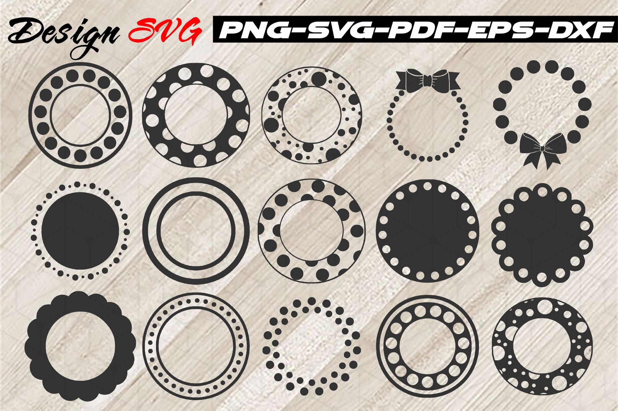 Bundle Circle Patter Svg