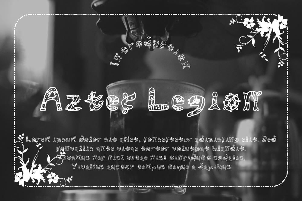 Aztec Legion Font