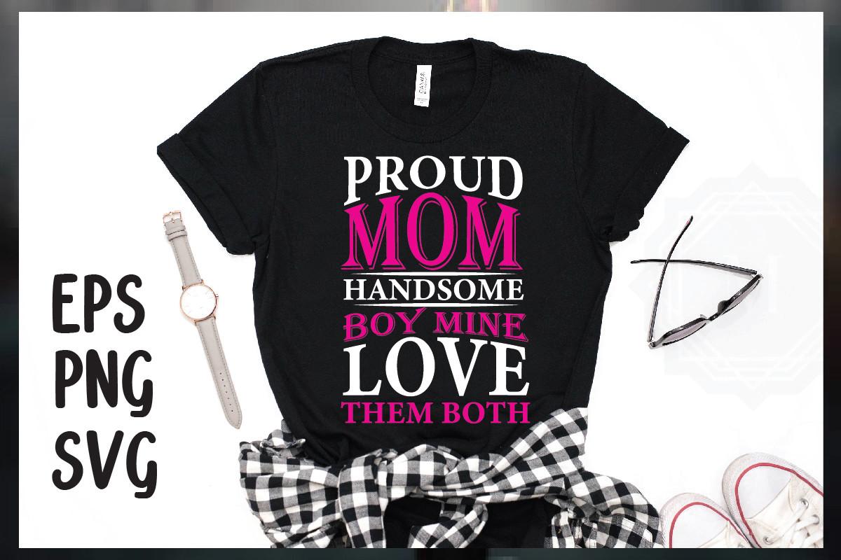 Mother's Day T-shirt Design. Mom T-shirt