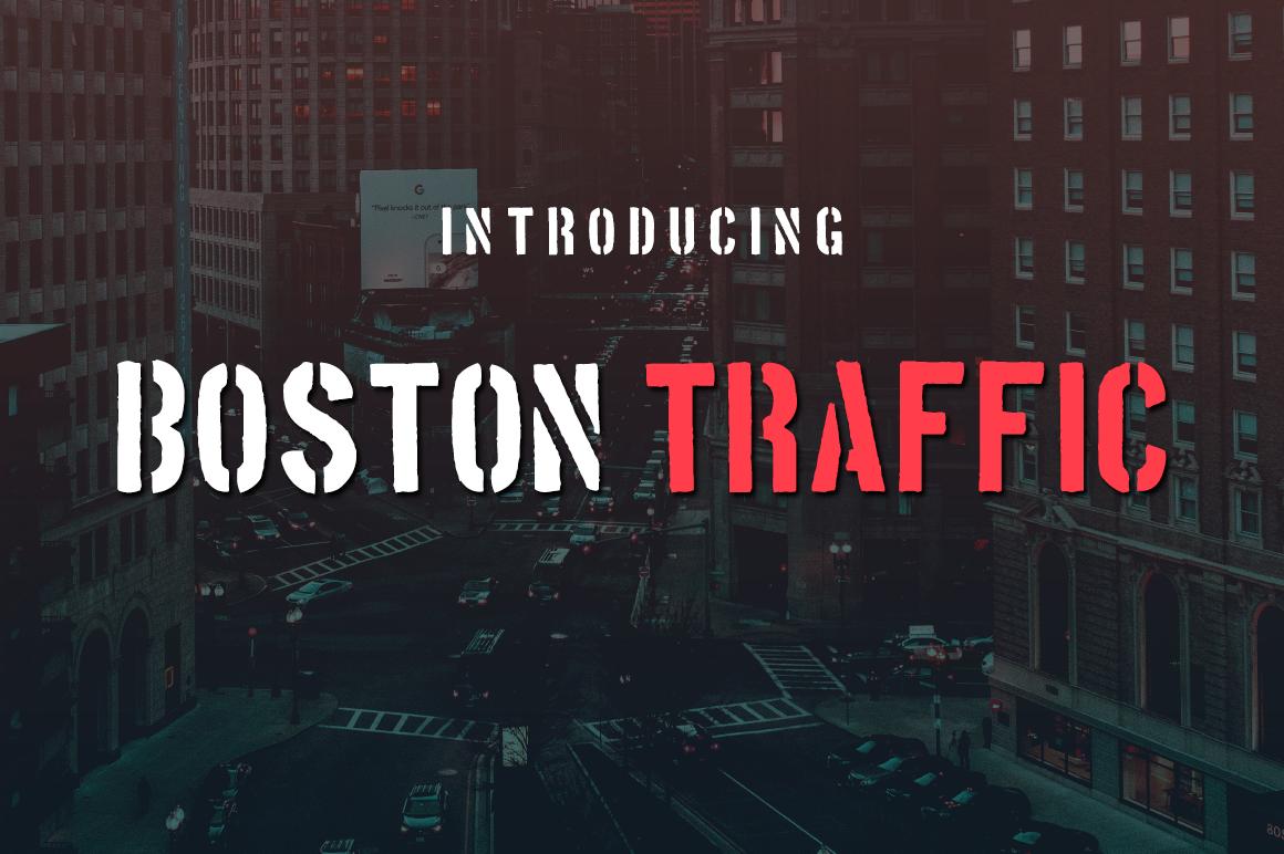 Boston Traffic Font