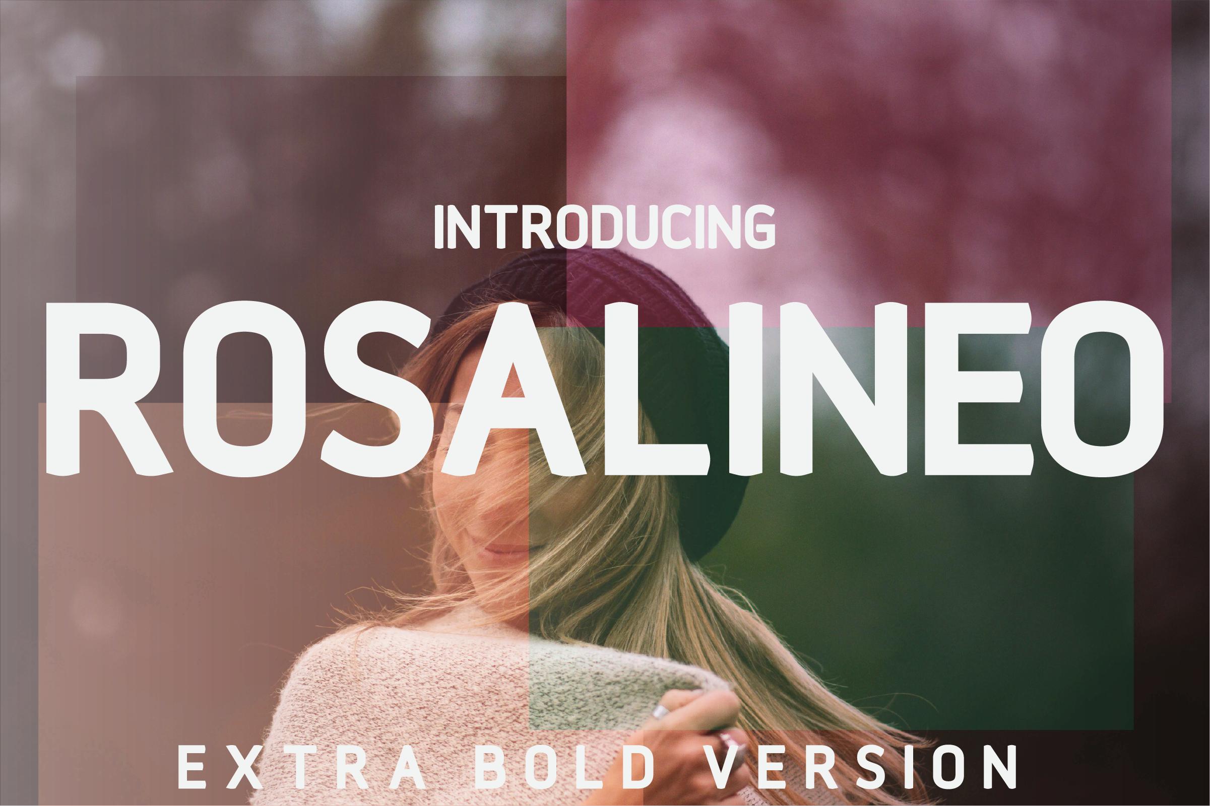 Rosalineo Extra-Bold Font