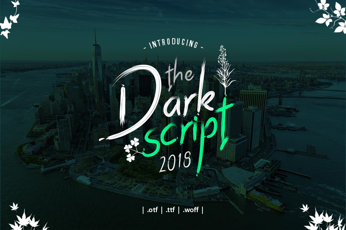 Dark Script Font
