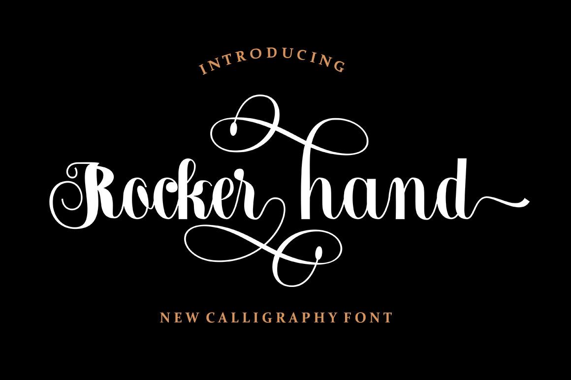 Rocker Hand Font