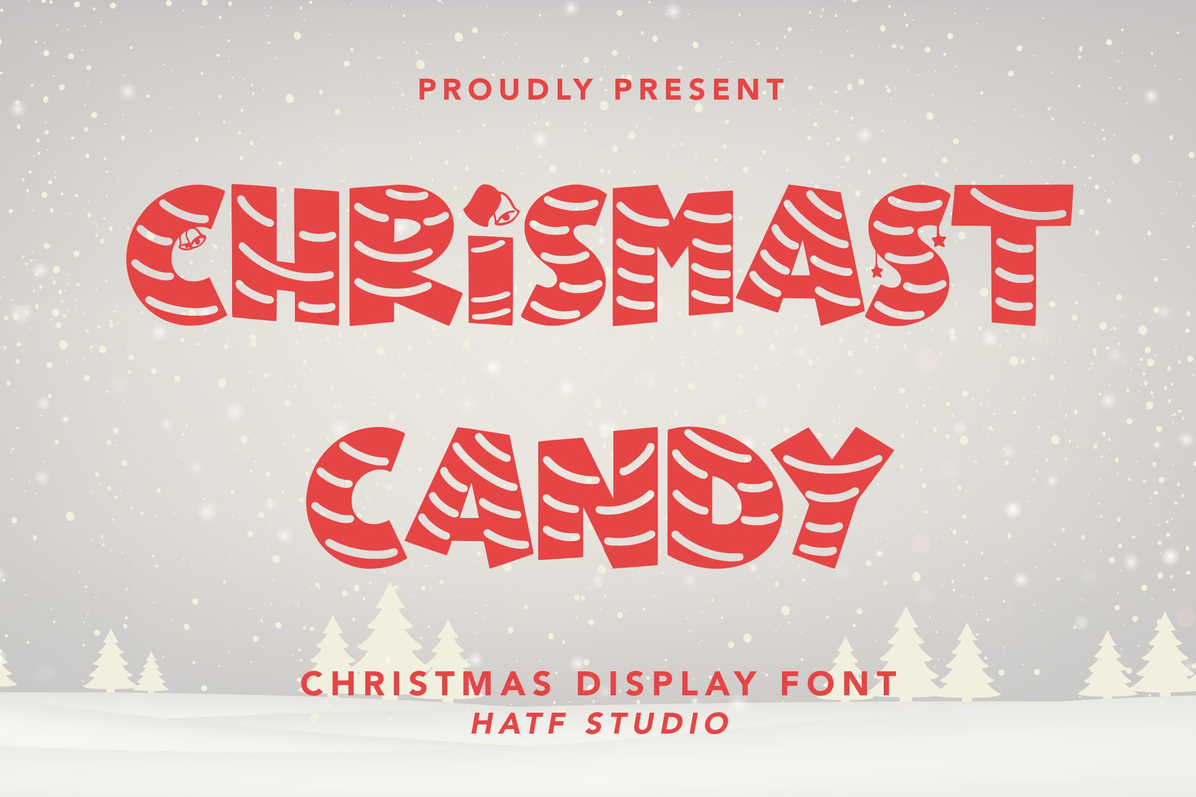 Christmas Candy Font
