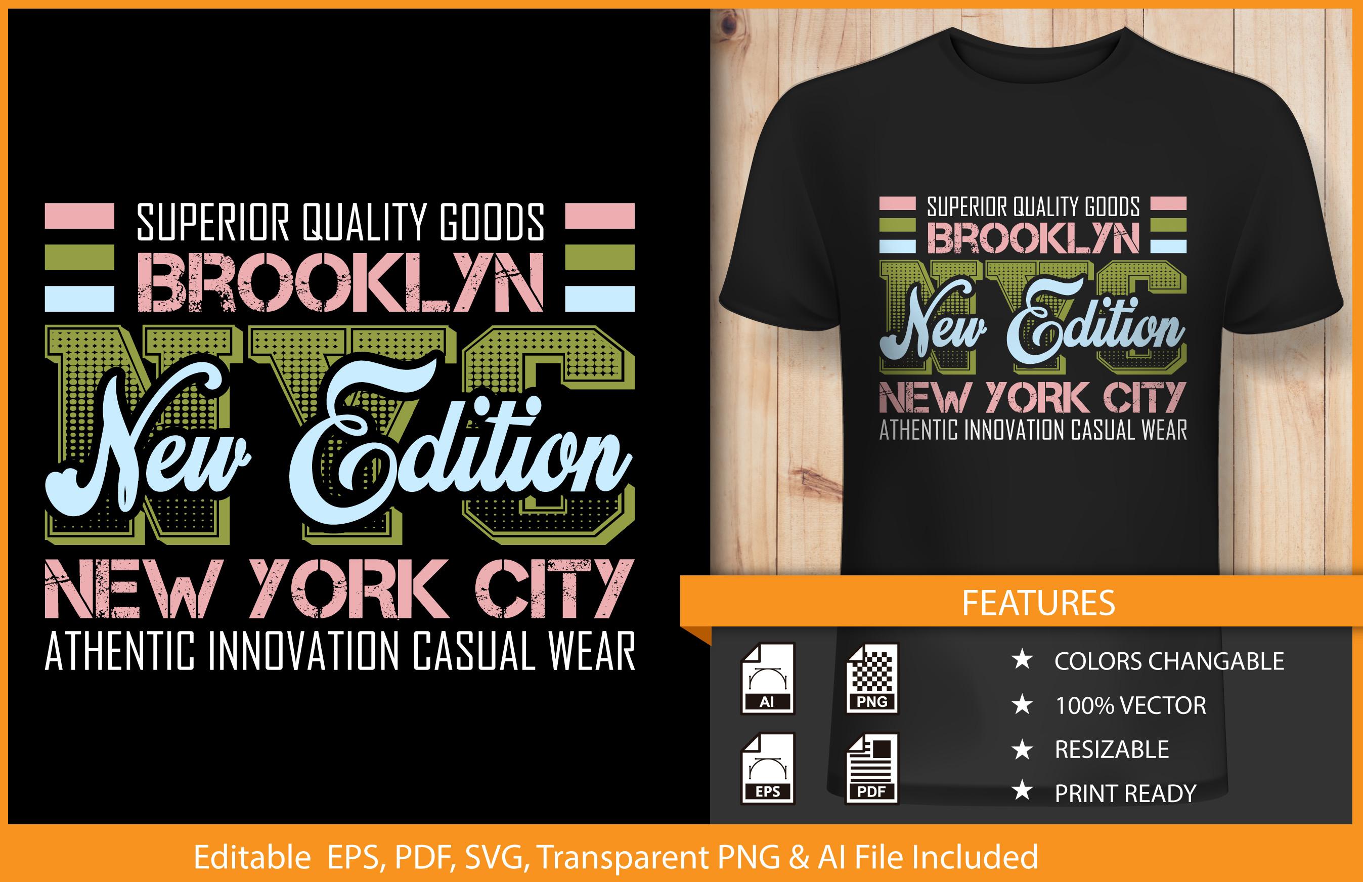 T-shirt Design New Edition Typography