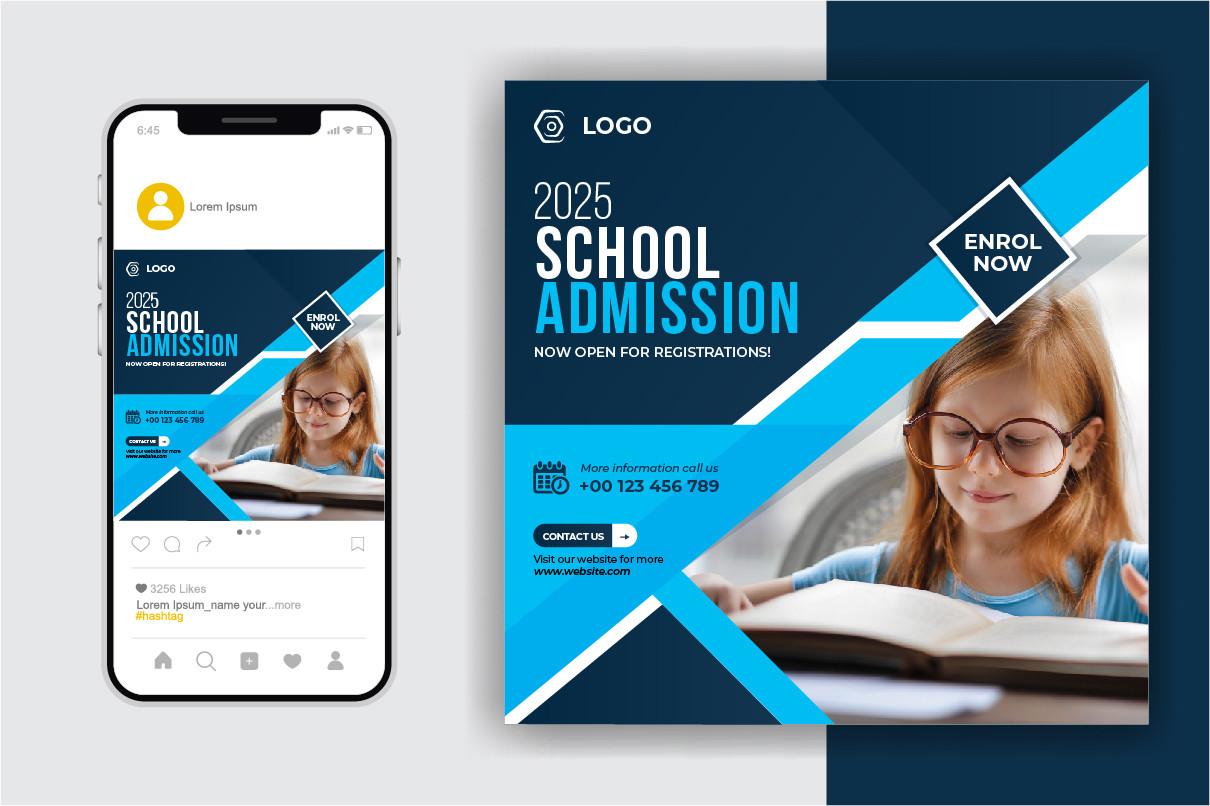 School Admission Social Media Template