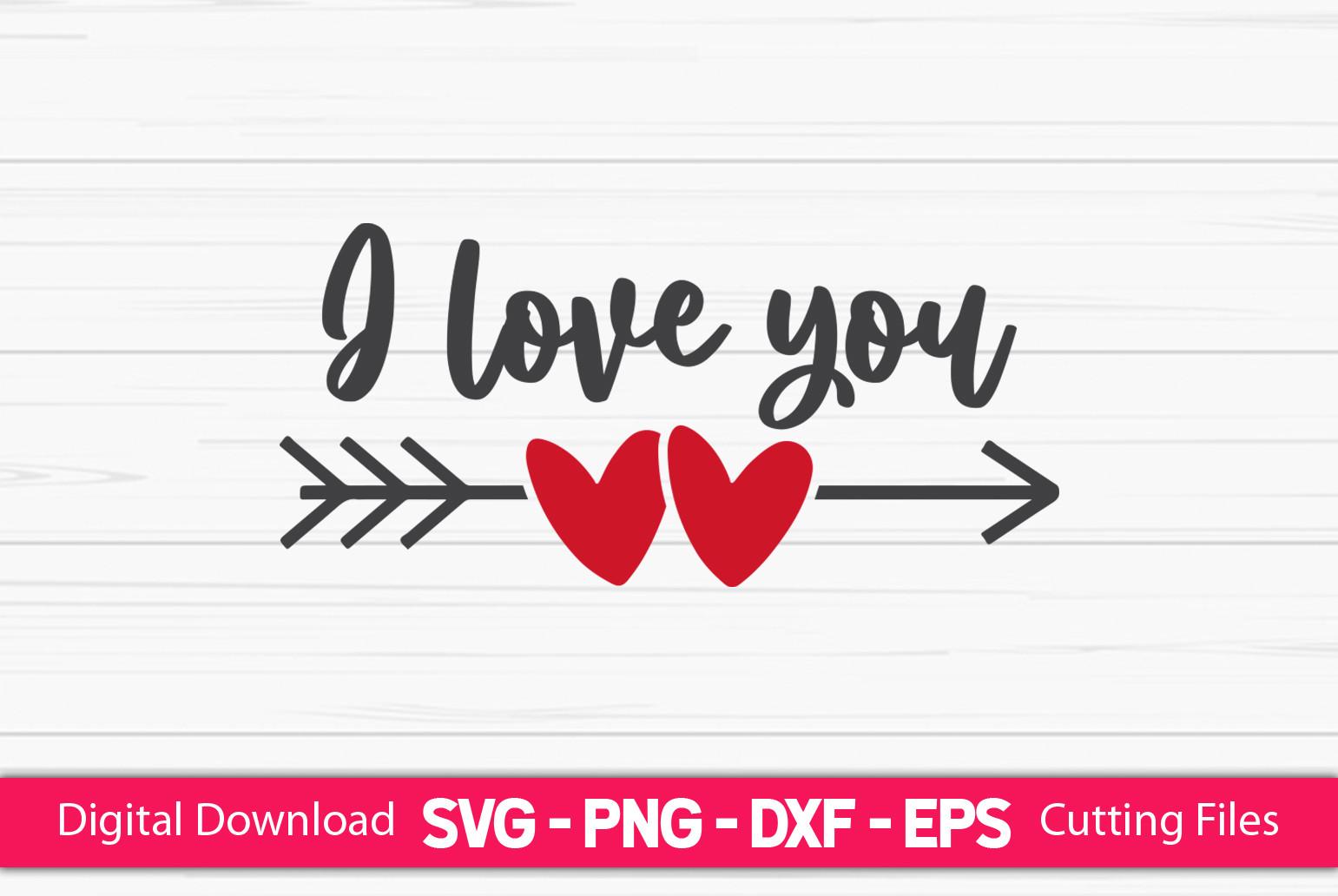 I Love You Valentine Design
