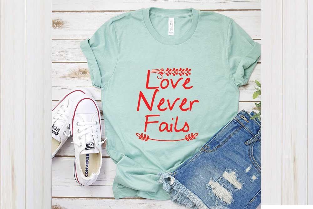 Wedding Svg Design, Love Never Fails