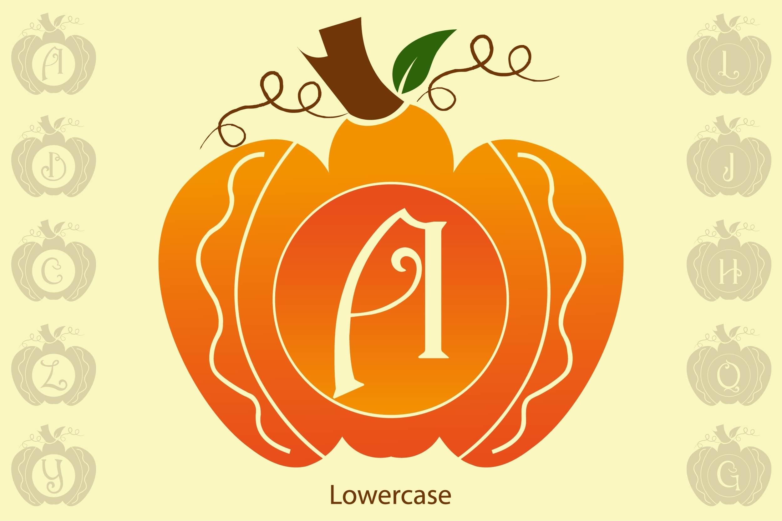 Pumpkin Waluh Monogram Font